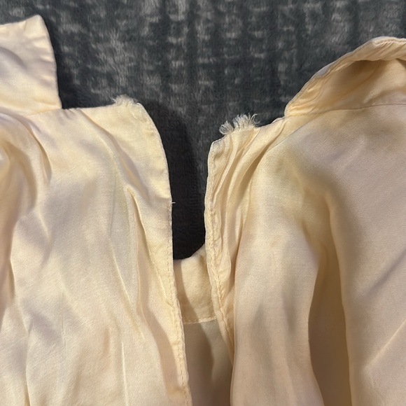 Forever 21 Relaxed Sheer Silk Blouse - Picture 3 of 4